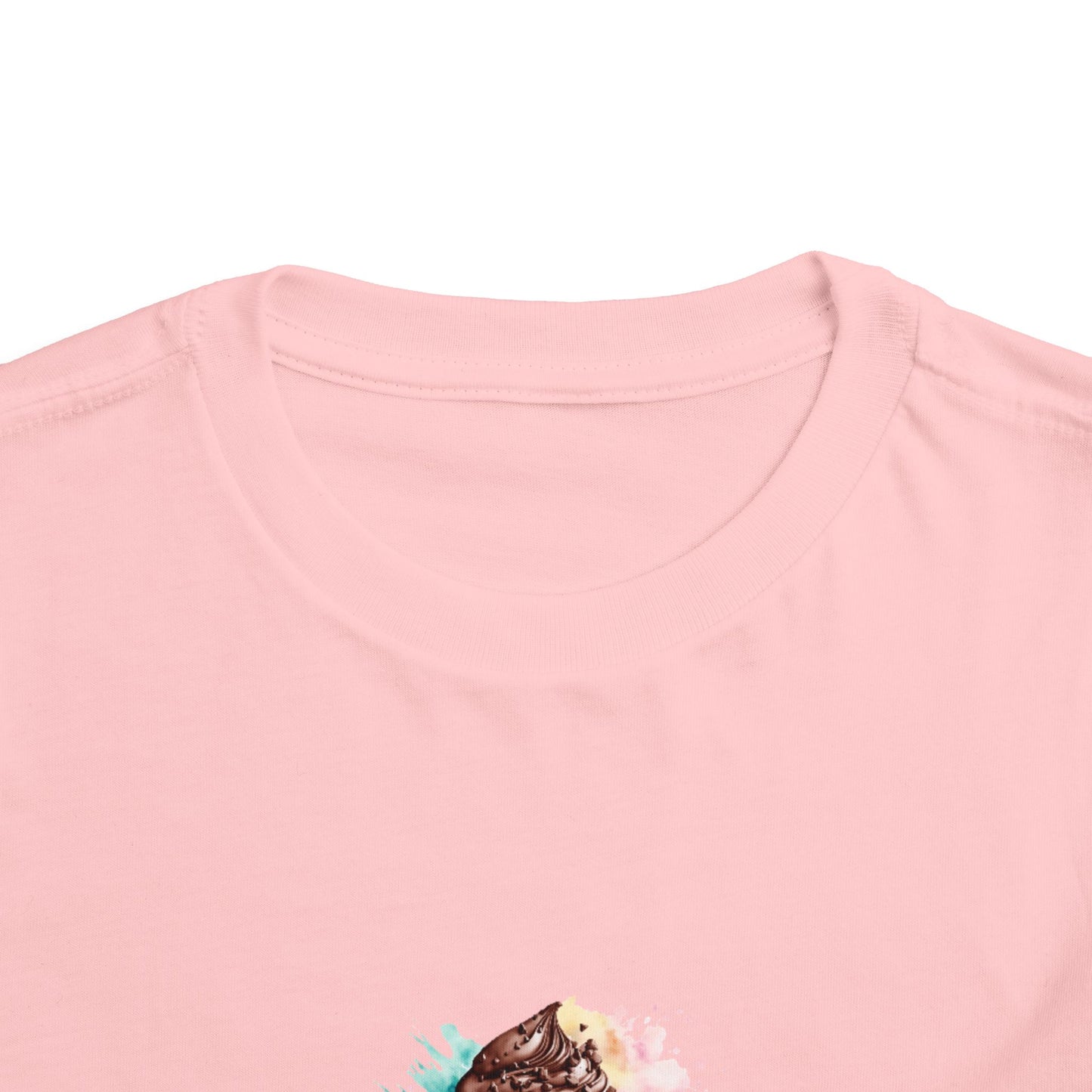 Toddler Tee — Watercolor Ice Cream Cone Kids Shirt