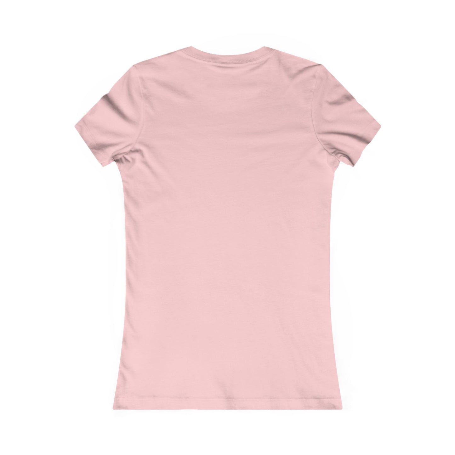 Women's Silhouette Tee — Chic Black & Pink Fashion Sketch T-Shirt
