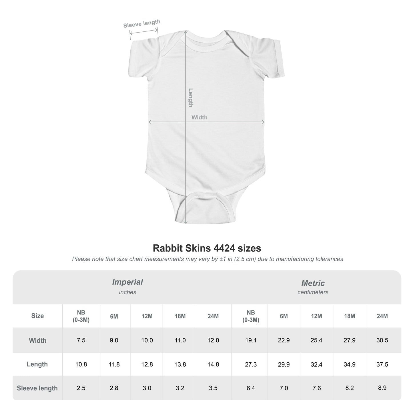 Baby Bodysuit - Cute Teddy Bear Watercolor Print Infant Onesie