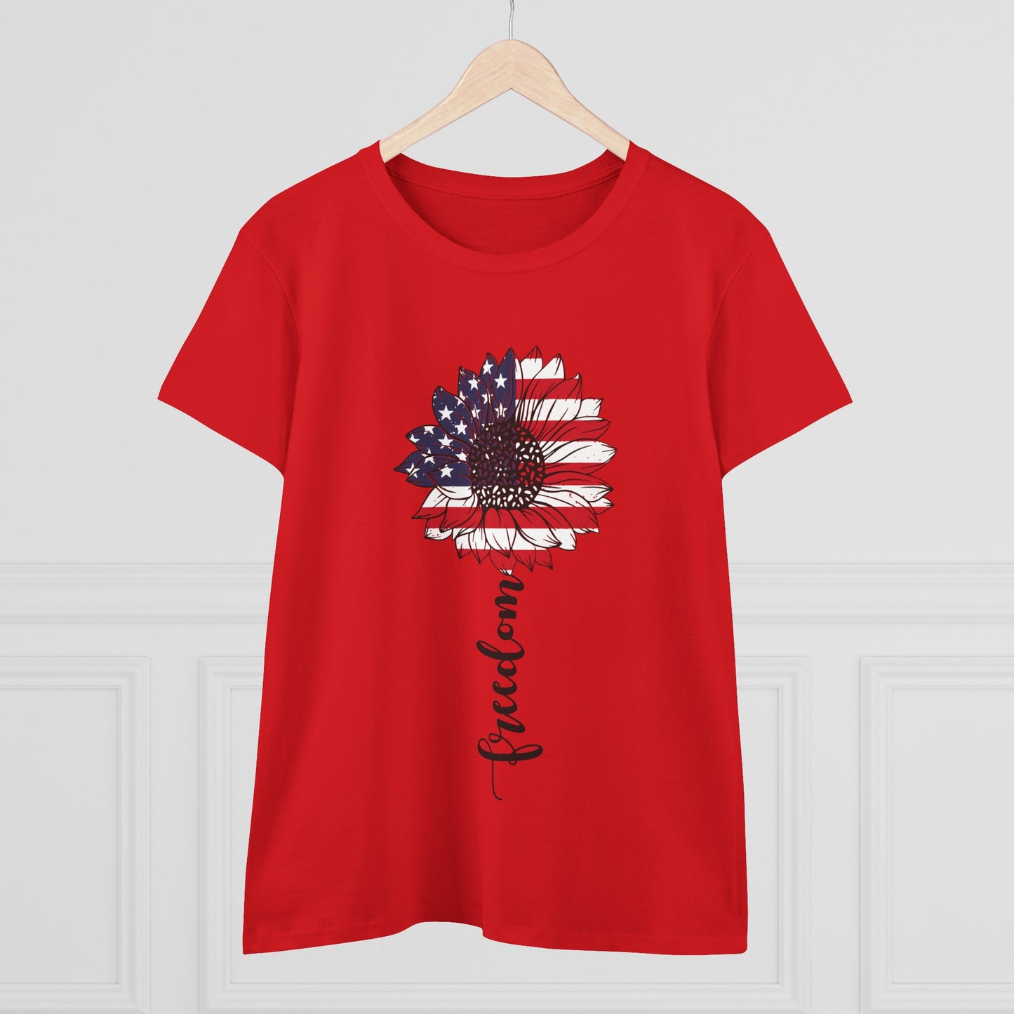Patriotic Flower Tee