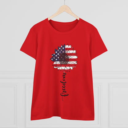 Patriotic Flower Tee