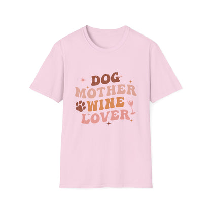 Dog Mother Women's Softstyle T-Shirt - Pet Lovers Tee