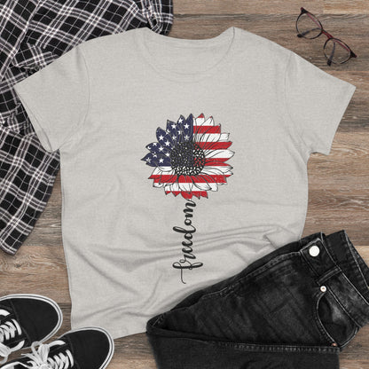 Patriotic Flower Tee