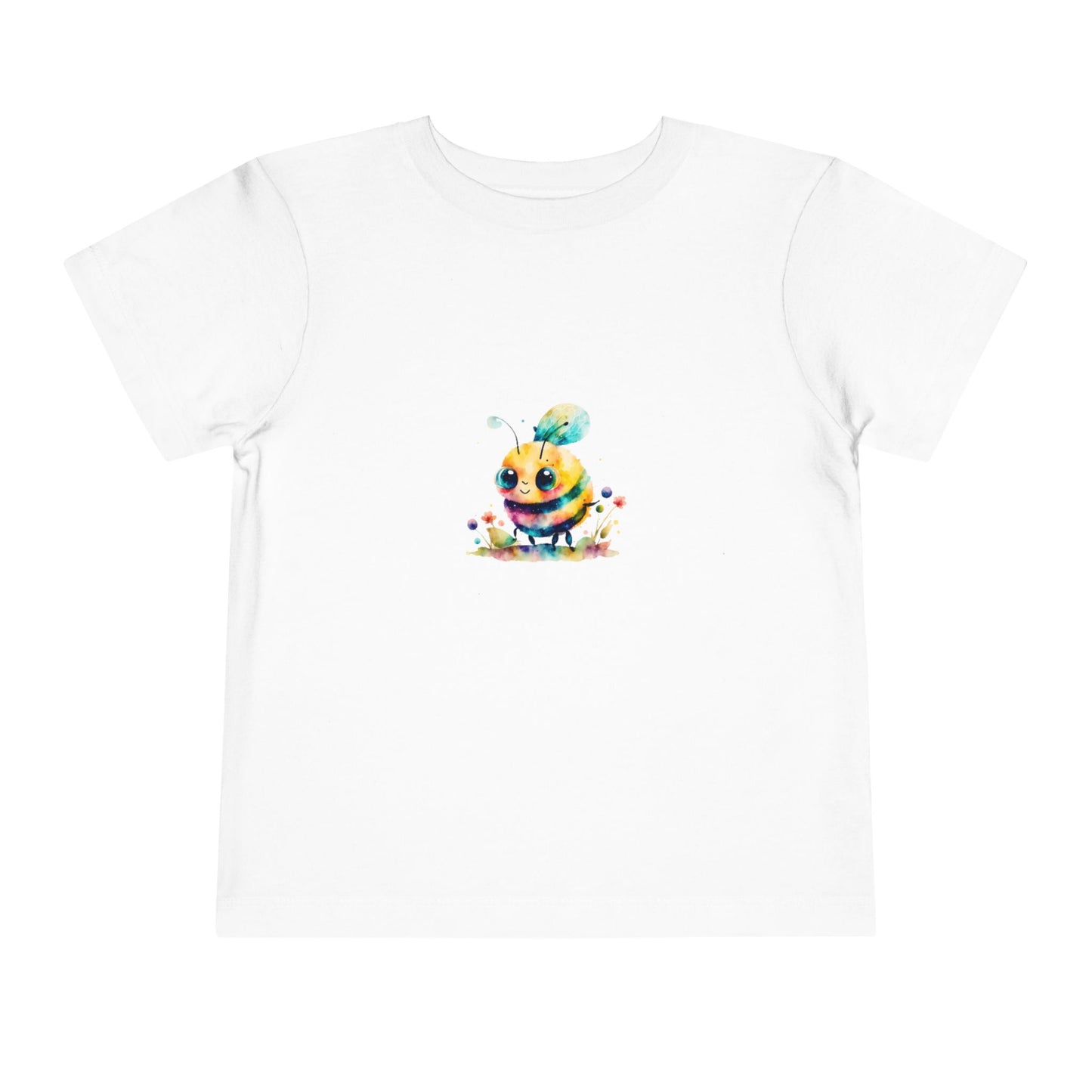 Toddler Tee — Watercolor Bumblebee Cute Kids Shirt