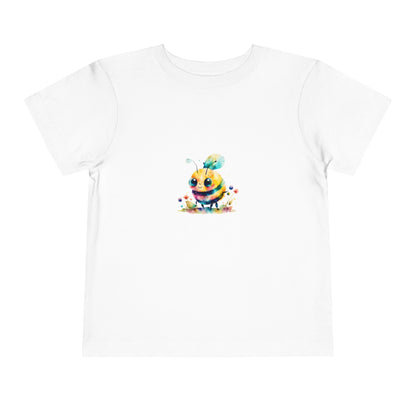 Toddler Tee — Watercolor Bumblebee Cute Kids Shirt