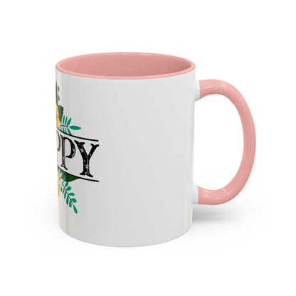 "Bee" Happy Accent Coffee Mug (11, 15oz)