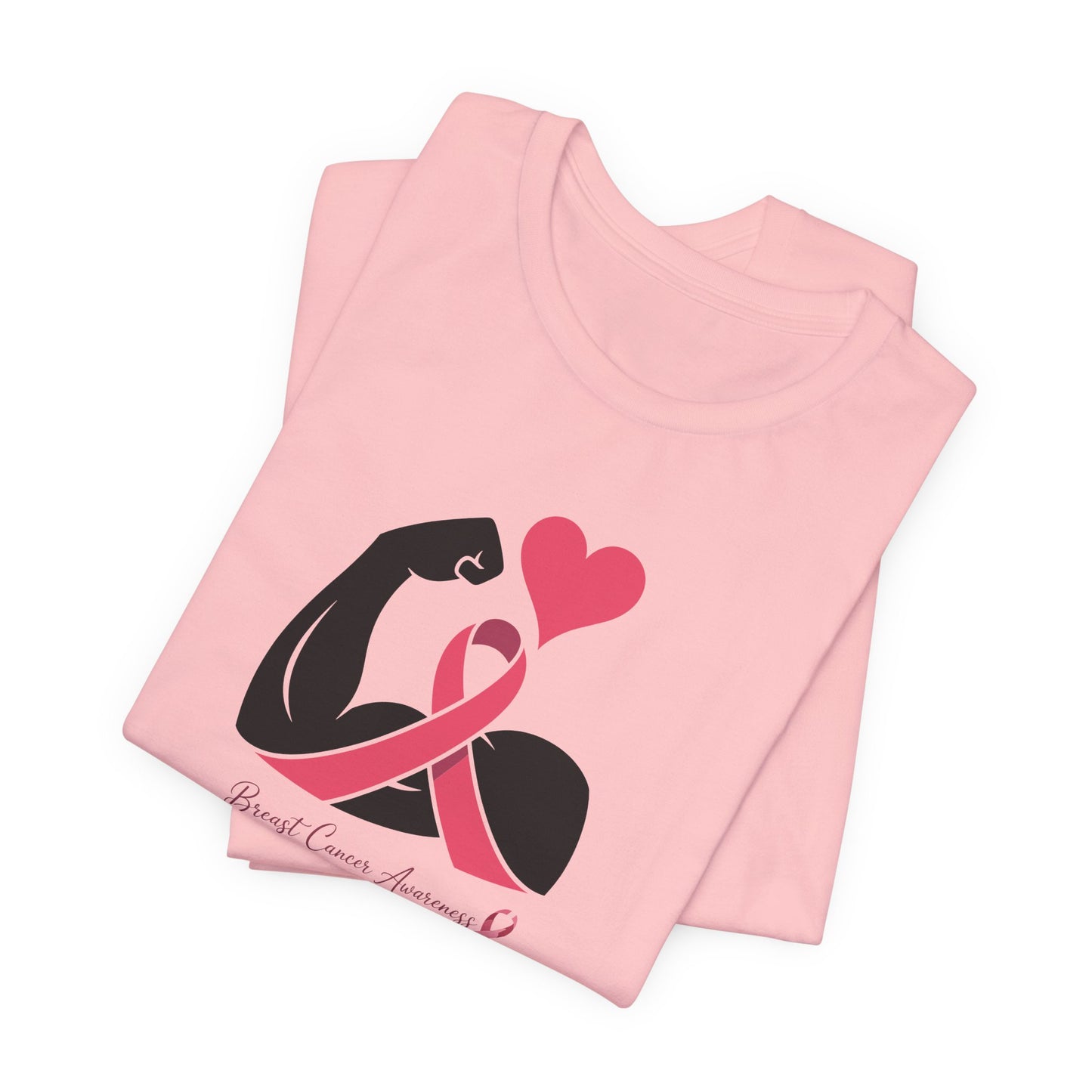 Breast Cancer Awareness T-Shirt — Pink Ribbon Strength Tee