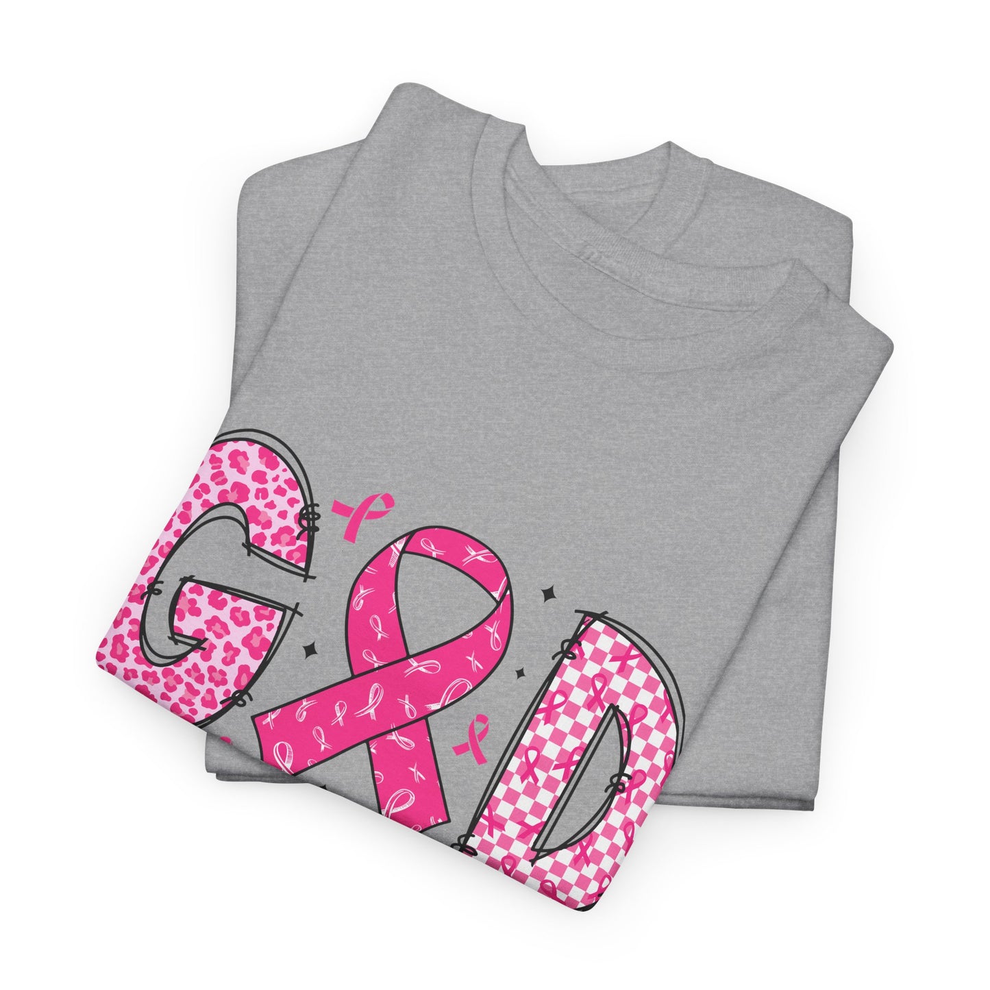Breast Cancer Awareness Tee — God Has the Final Say Pink Ribbon Shirt