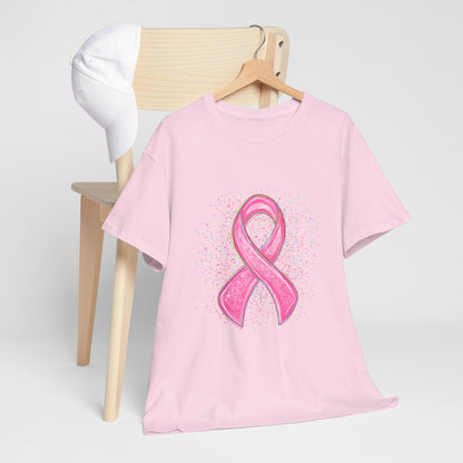 Breast Cancer Awareness Pink Ribbon T-Shirt