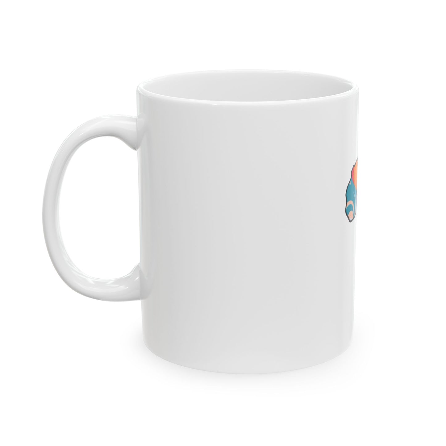 Africa Map Ceramic Mug — Colorful Afrocentric Pattern Coffee Cup (11oz, 15oz)