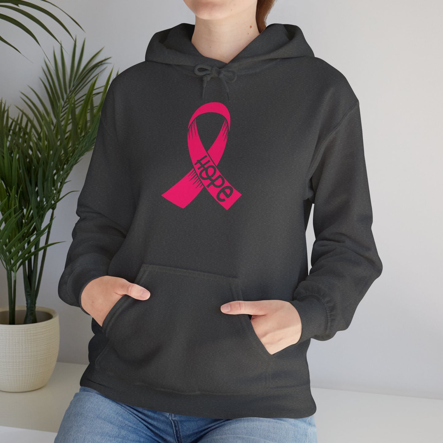 Breast Cancer Awareness Ribbon Hoodie — Pink Hope Support Sweatshirt