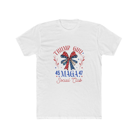Trump MAGA Social Club Cotton Crew Tee