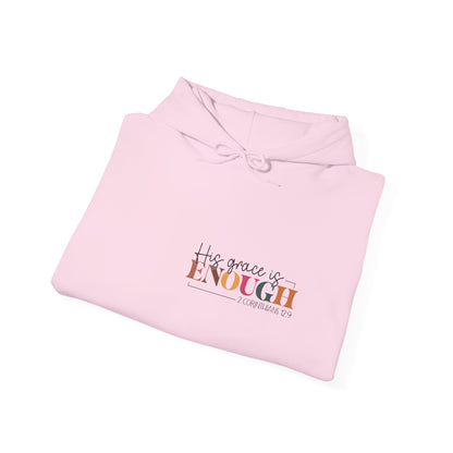 Christian Faith Unisex Hoodie - Your Grace Is Enough Design