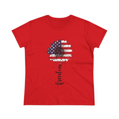Patriotic Flower Tee