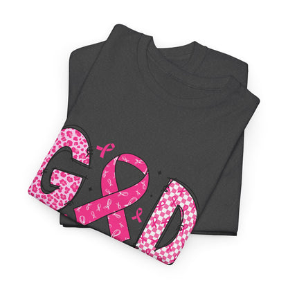 Breast Cancer Awareness Tee — God Has the Final Say Pink Ribbon Shirt