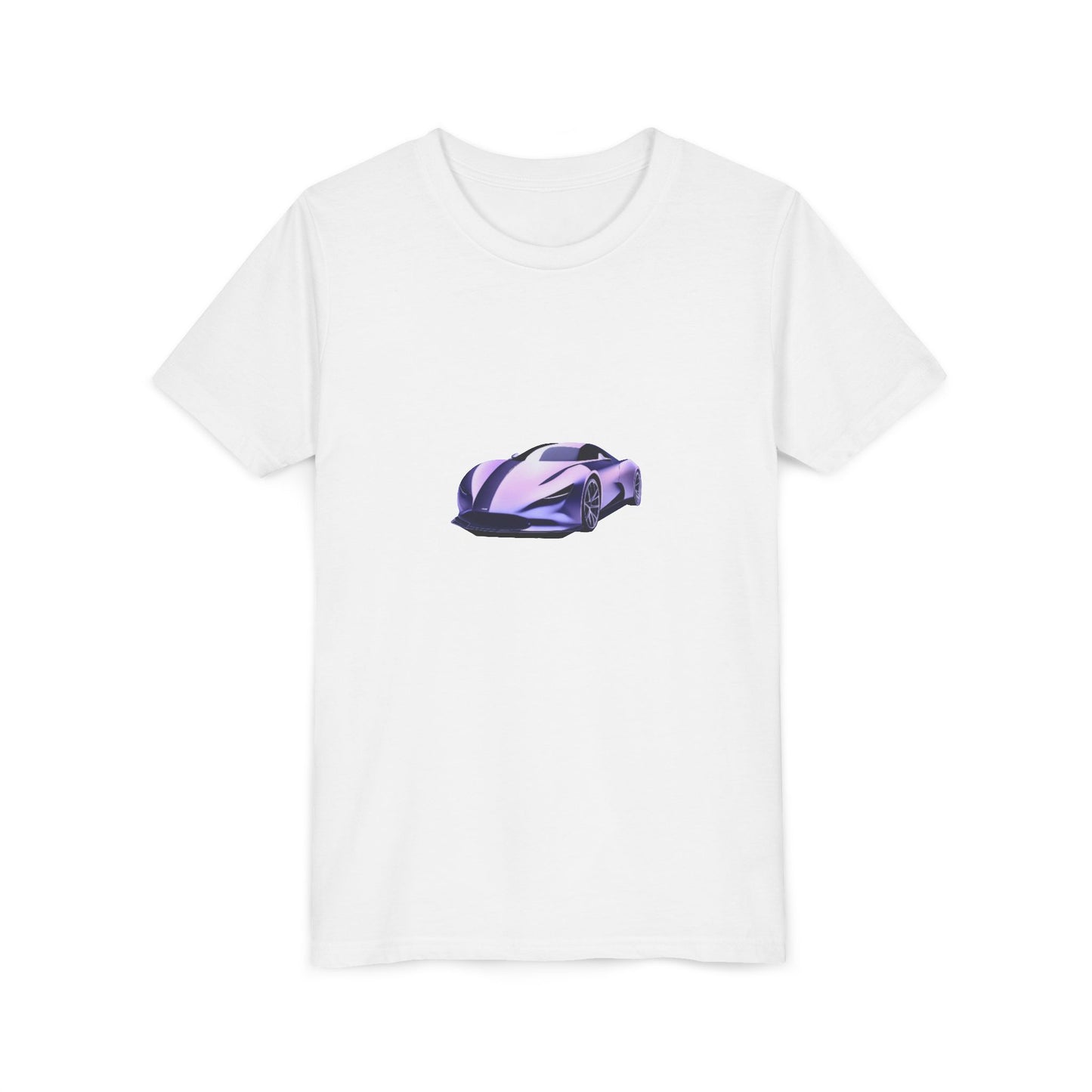 Race Car Tee — Purple Sports Car Youth T-Shirt