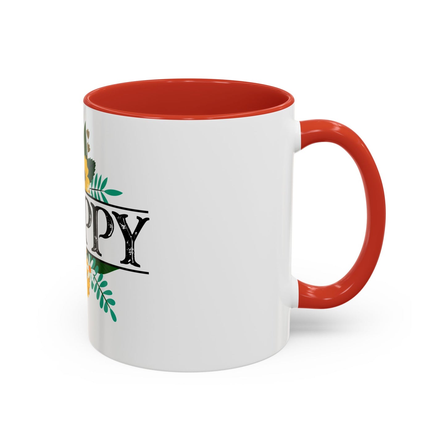 "Bee" Happy Accent Coffee Mug (11, 15oz)
