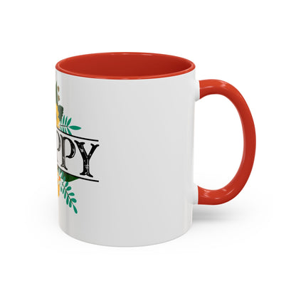 "Bee" Happy Accent Coffee Mug (11, 15oz)