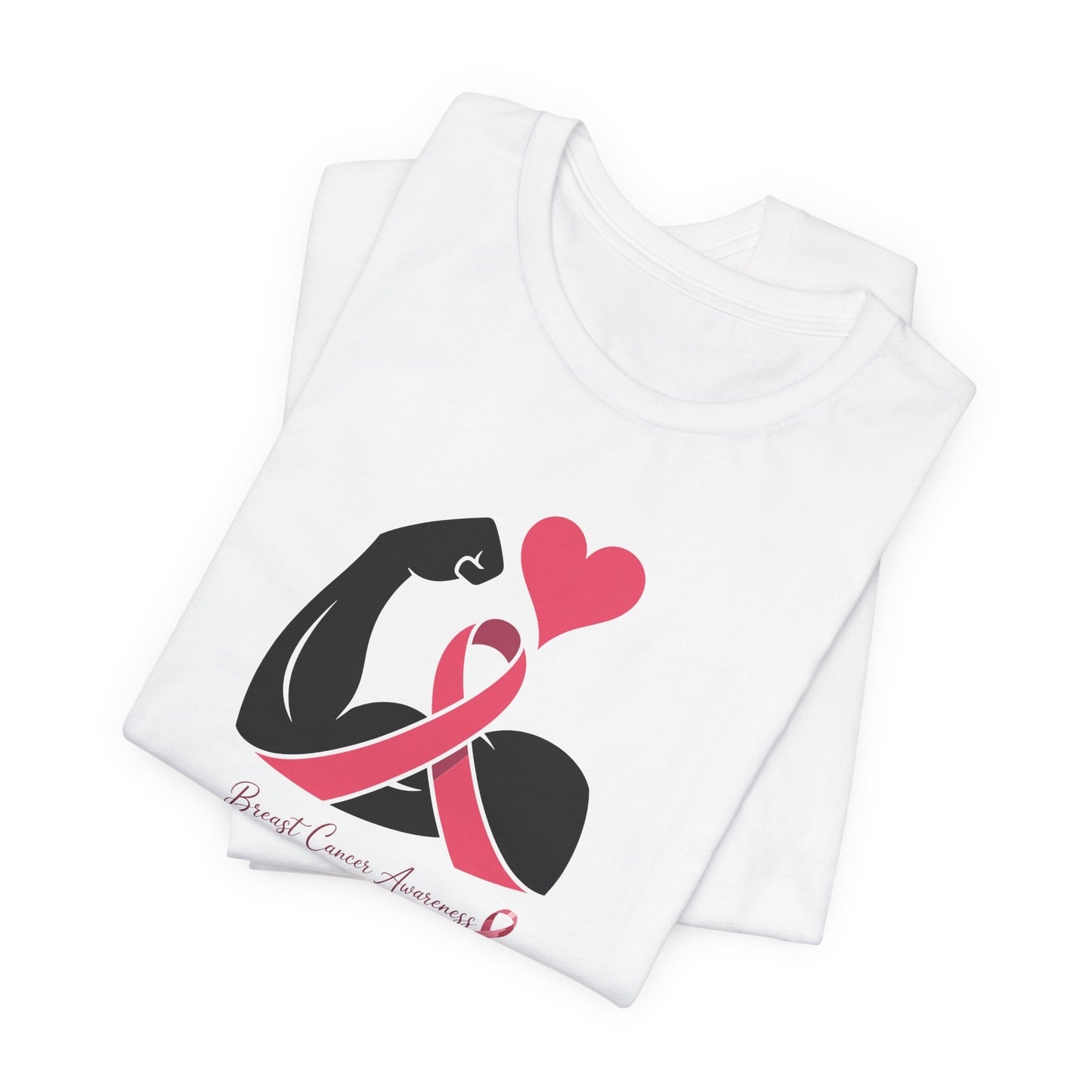 Breast Cancer Awareness T-Shirt — Pink Ribbon Strength Tee