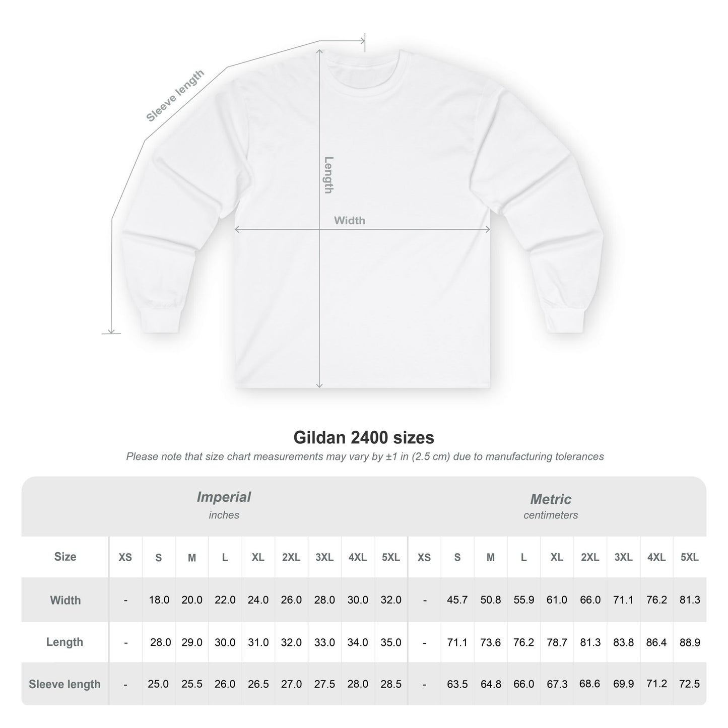 Hope Ribbon Long Sleeve Cotton Tee