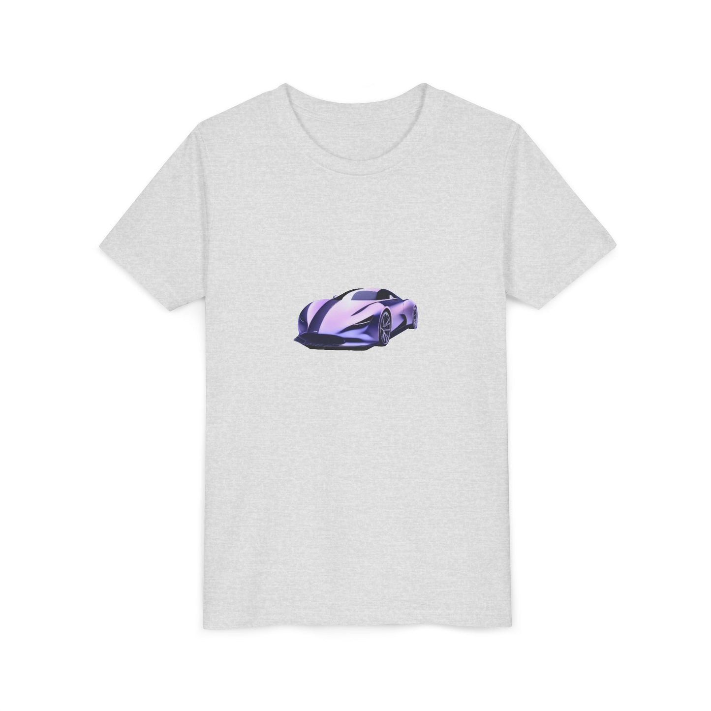 Race Car Tee — Purple Sports Car Youth T-Shirt