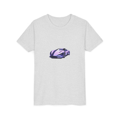 Race Car Tee — Purple Sports Car Youth T-Shirt