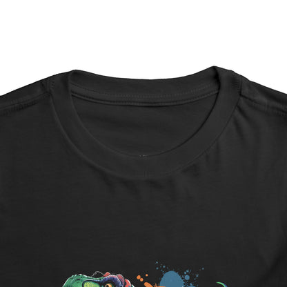 Toddler Tee — Colorful Graffiti T-Rex Dinosaur Shirt for Kids