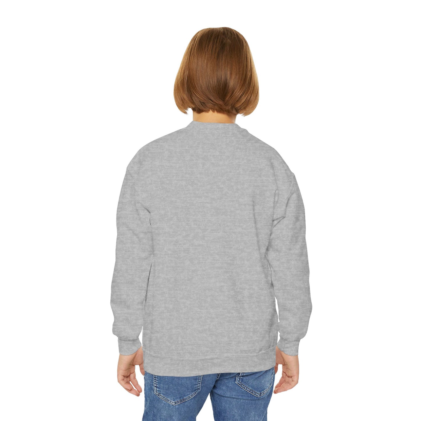 Daisies & Basketball Youth Crewneck Sweatshirt
