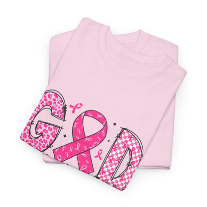 Breast Cancer Awareness Tee — God Has the Final Say Pink Ribbon Shirt
