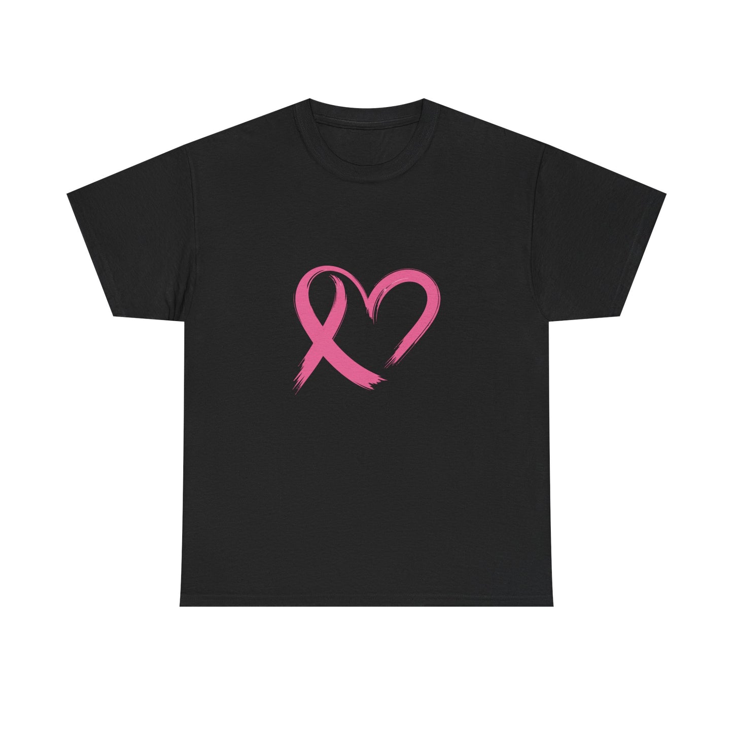 Pink Ribbon Heart Tee