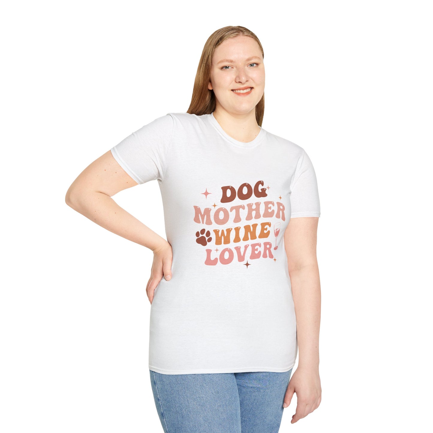 Dog Mother Women's Softstyle T-Shirt - Pet Lovers Tee