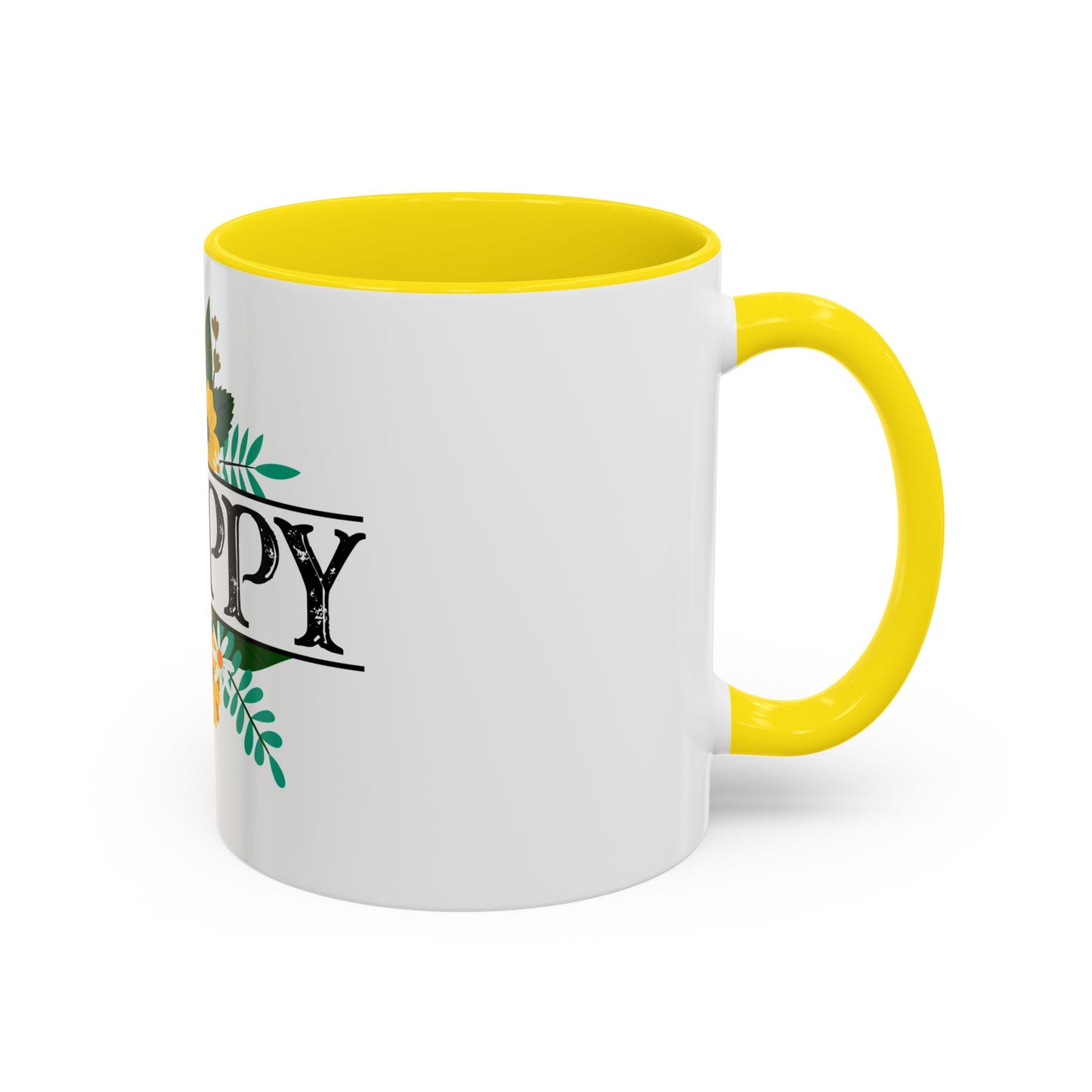 "Bee" Happy Accent Coffee Mug (11, 15oz)