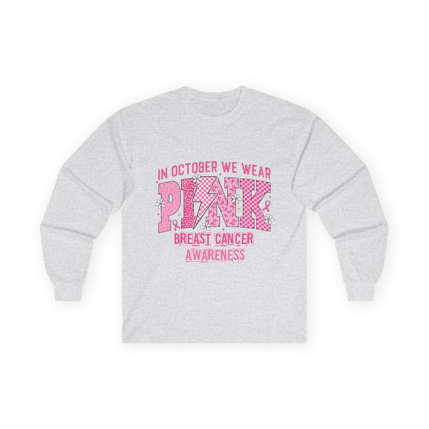 Breast Cancer Awareness Long Sleeve Tee