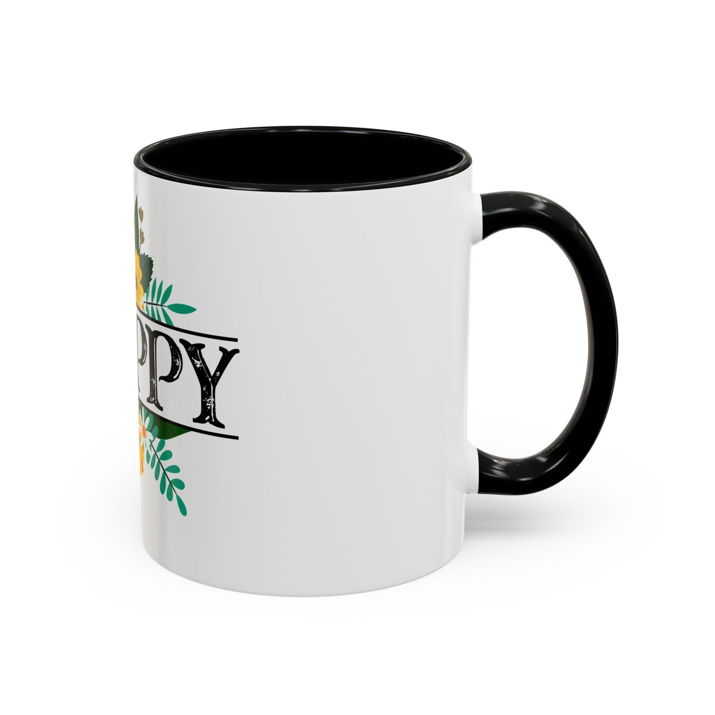 "Bee" Happy Accent Coffee Mug (11, 15oz)