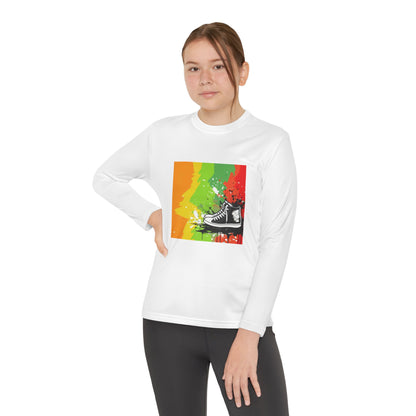 Youth Basketball Sneakers Long Sleeve Tee