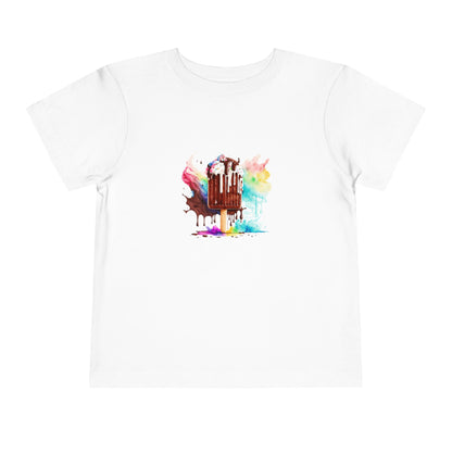 Toddler Tee — Colorful Melting Popsicle Art Kids T-Shirt