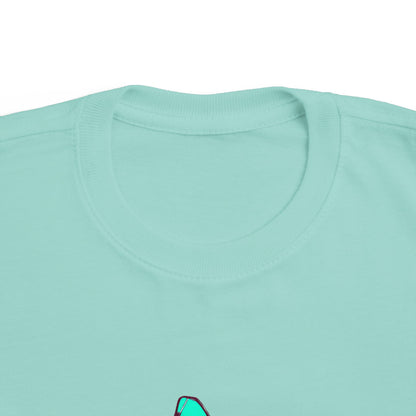 Toddler Tee — Teal Butterfly Graphic