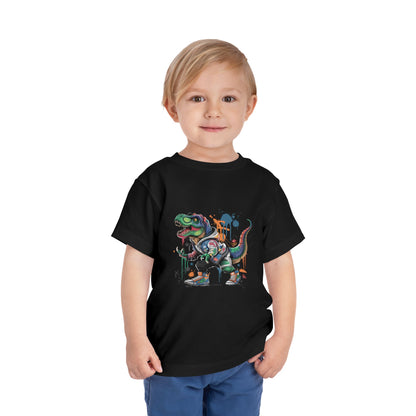 Toddler Tee — Colorful Graffiti T-Rex Dinosaur Shirt for Kids