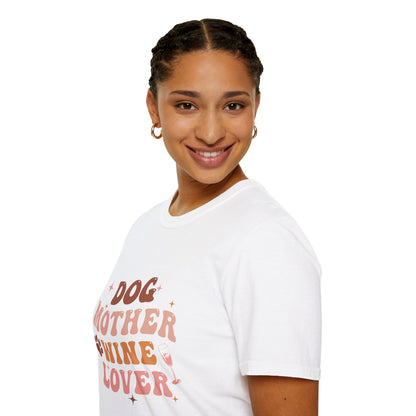 Dog Mother Women's Softstyle T-Shirt - Pet Lovers Tee