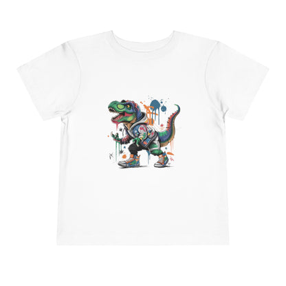Toddler Tee — Colorful Graffiti T-Rex Dinosaur Shirt for Kids