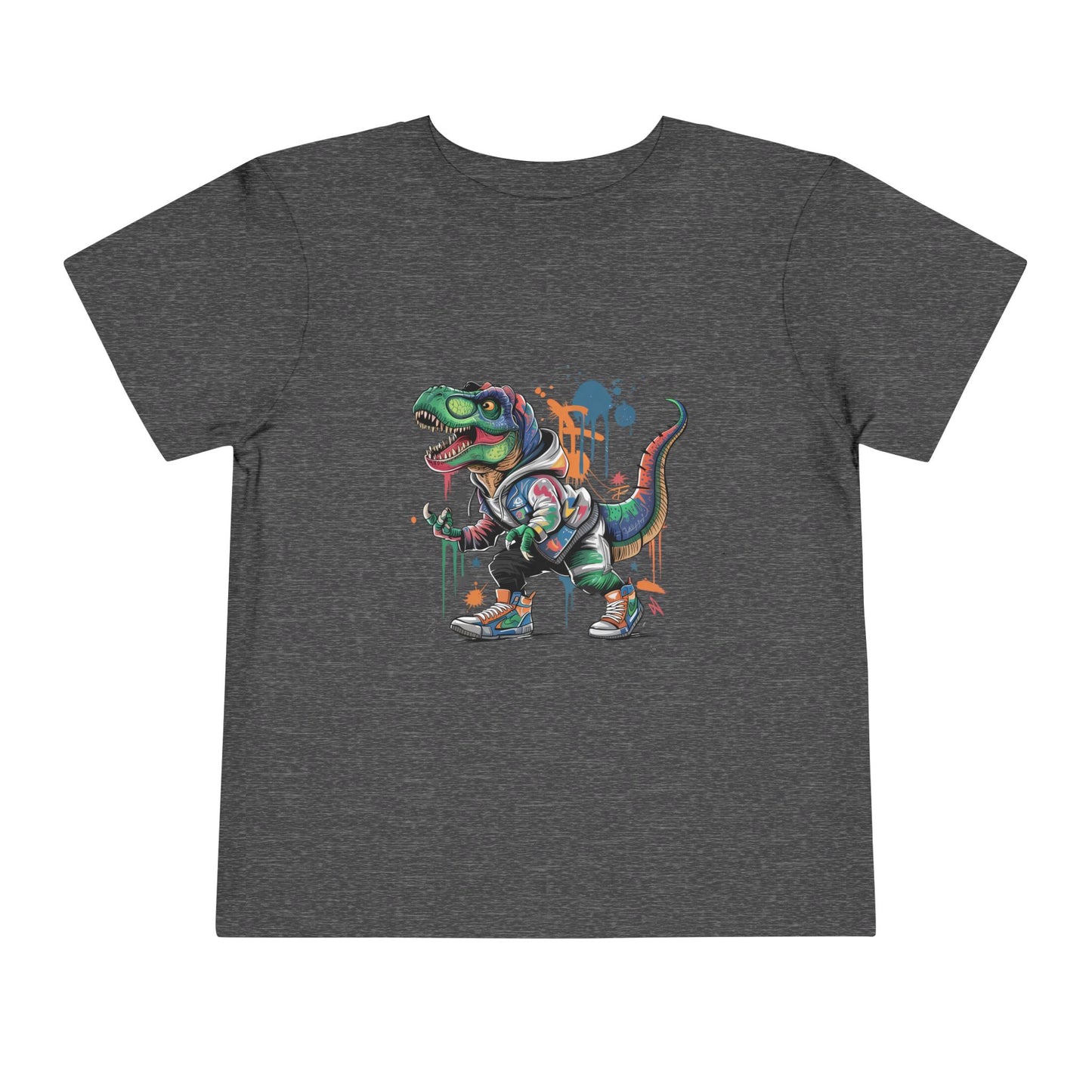 Toddler Tee — Colorful Graffiti T-Rex Dinosaur Shirt for Kids