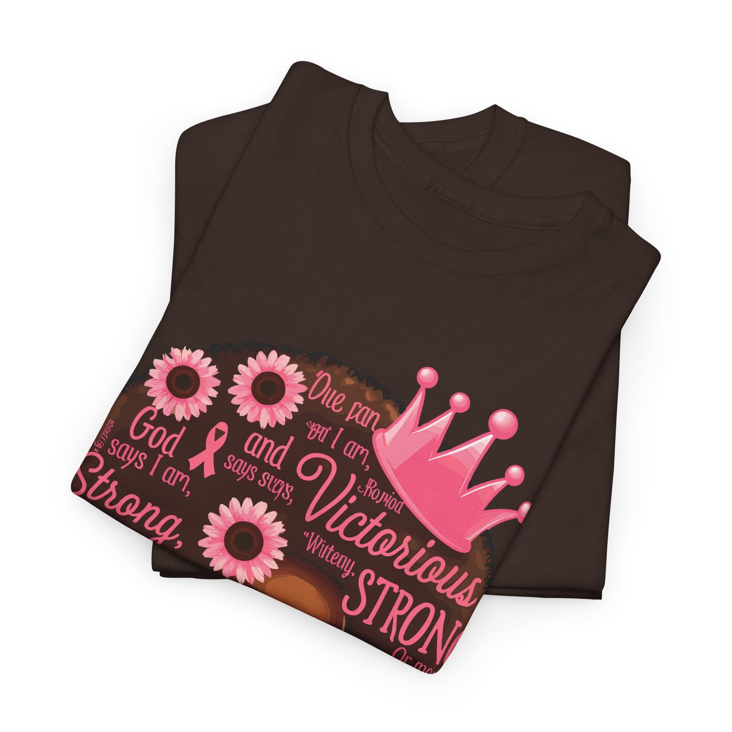 Breast Cancer Awareness Afro Queen T-Shirt