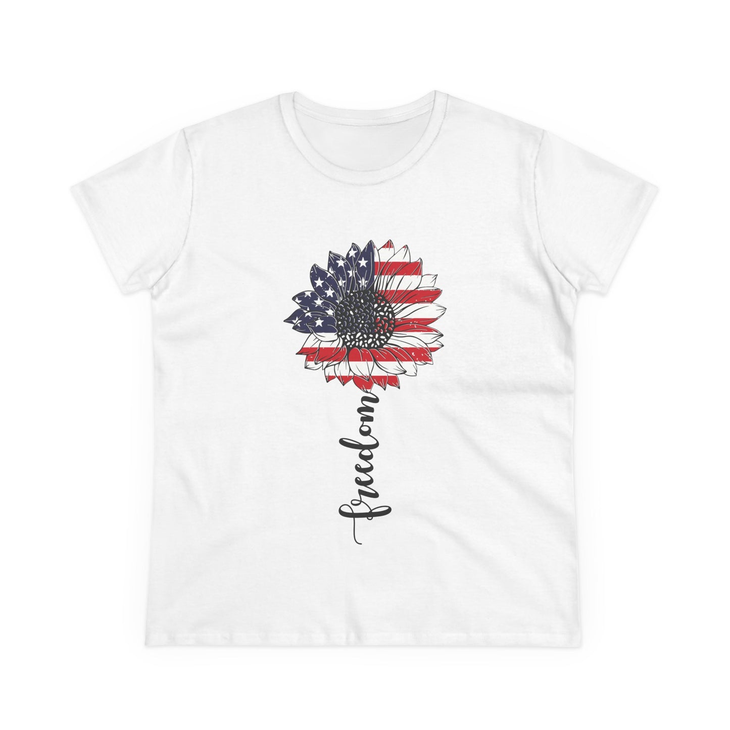 Patriotic Flower Tee