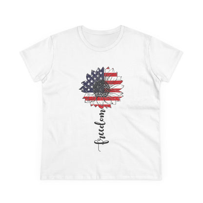 Patriotic Flower Tee