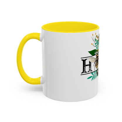 "Bee" Happy Accent Coffee Mug (11, 15oz)