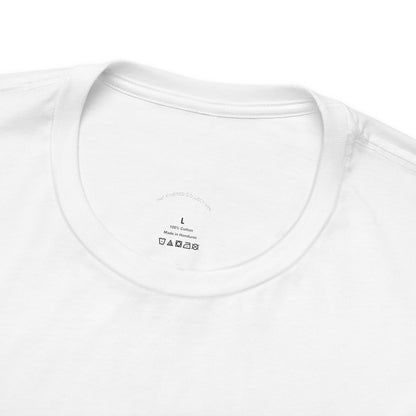 Gold Foil Kiss Graphic Tee — Metallic Lip Print T-Shirt