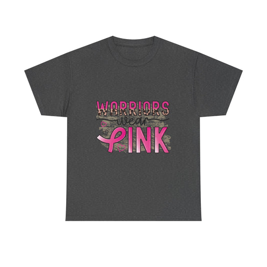 Warriors Wear Pink T-Shirt – Breast Cancer Awareness Tee
