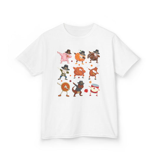 Kids Tee Dabbing Turkey T Shirt