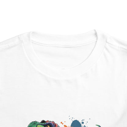 Toddler Tee — Colorful Graffiti T-Rex Dinosaur Shirt for Kids