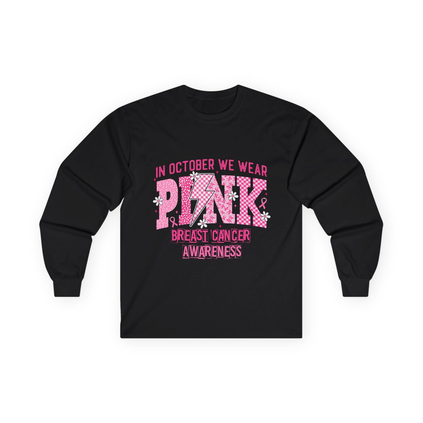 Breast Cancer Awareness Long Sleeve Tee